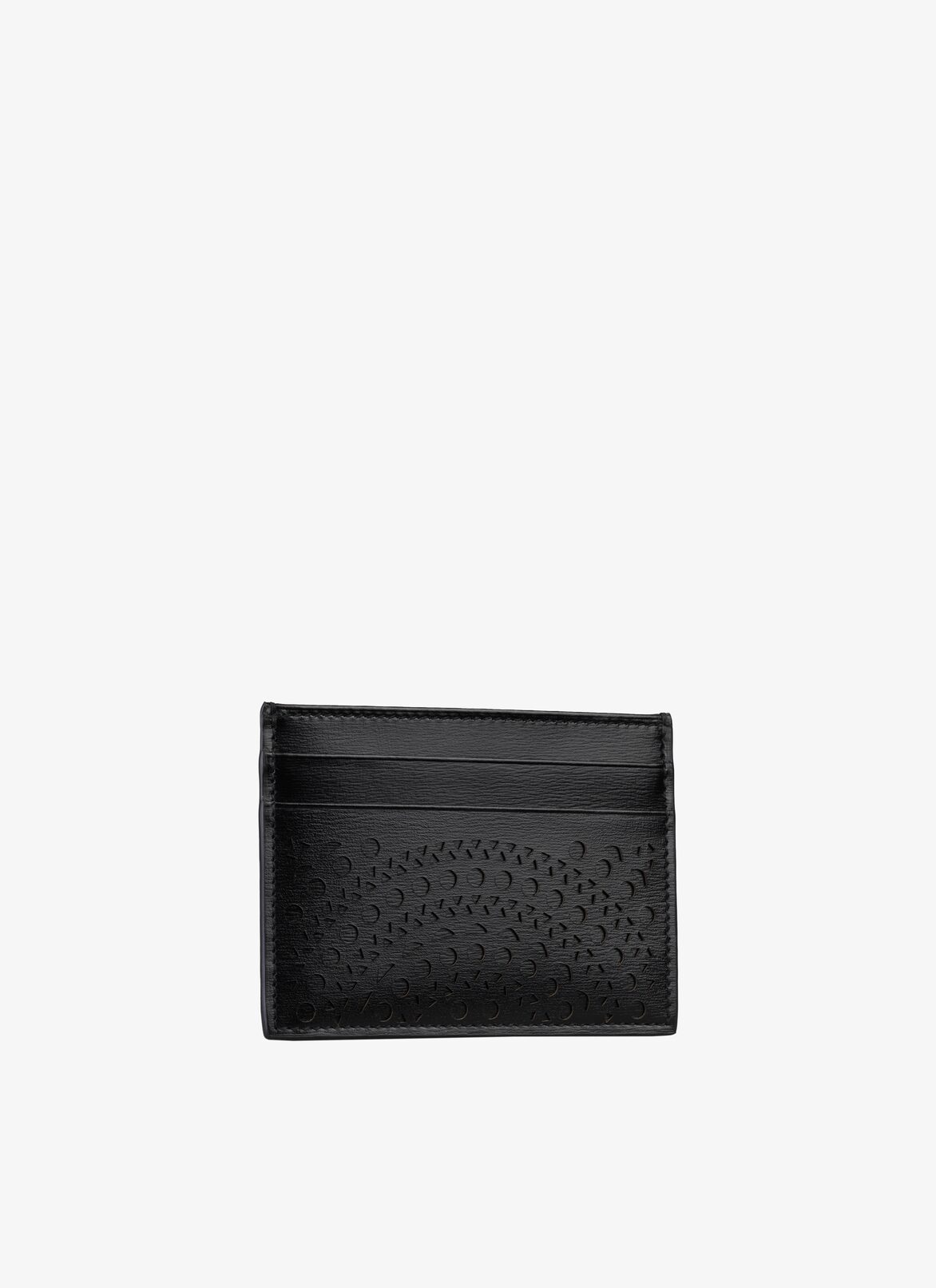 OPENWORK LEATHER CARDHOLDER ALAÏA BLACK OPENWORK LEATHER CARDHOLDER
